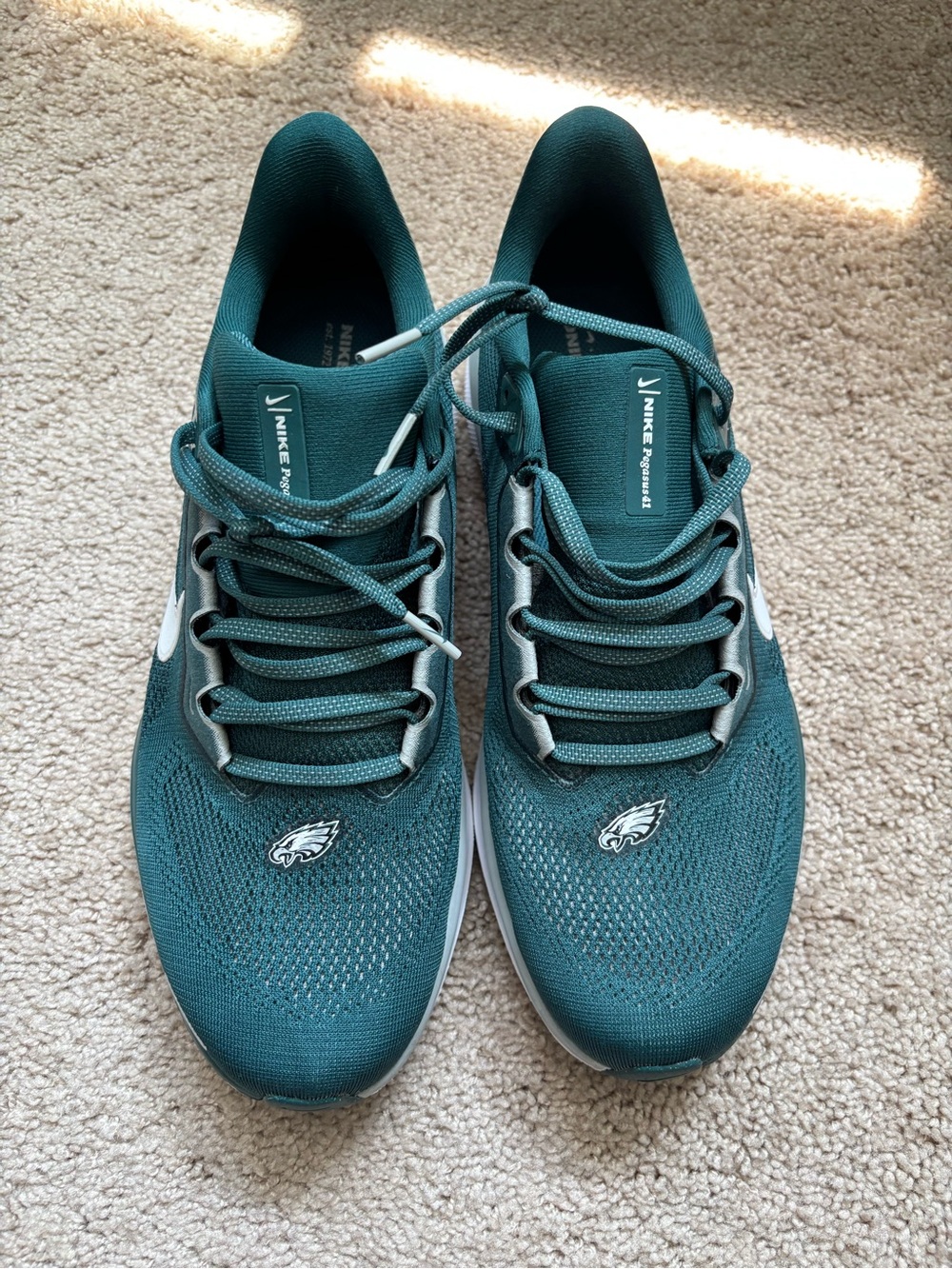 Nike Pegasus 41 Eagles Shoes - Picture 3 of 4